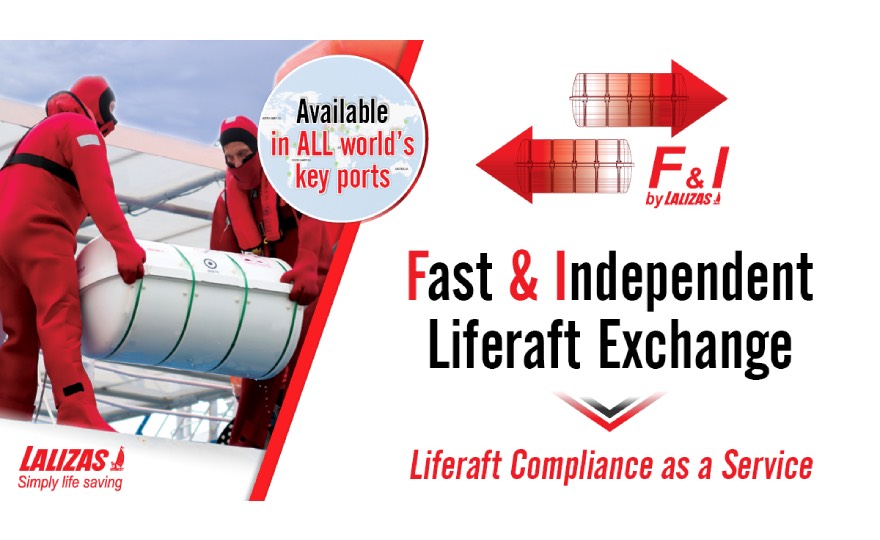 Fast & Independent Liferaft Exchange: Liferaft Compliance as a Service by LALIZAS